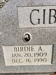 Birdie A. Gibson - Obituary