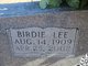 Birdie Lee Young - Obituary
