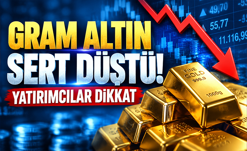 Altında Sert Çöküş! Gram Altın Çakıldı, Yatırımcılar Tedirgin