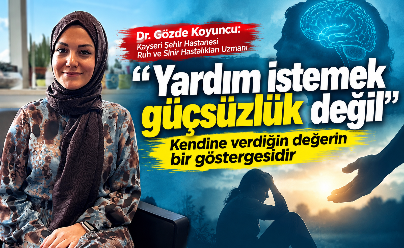 Dr. Gözde Koyuncu’dan Dünya Ruh Sağlığı Günü mesajı: “Yardım istemek güçsüzlük değildir”