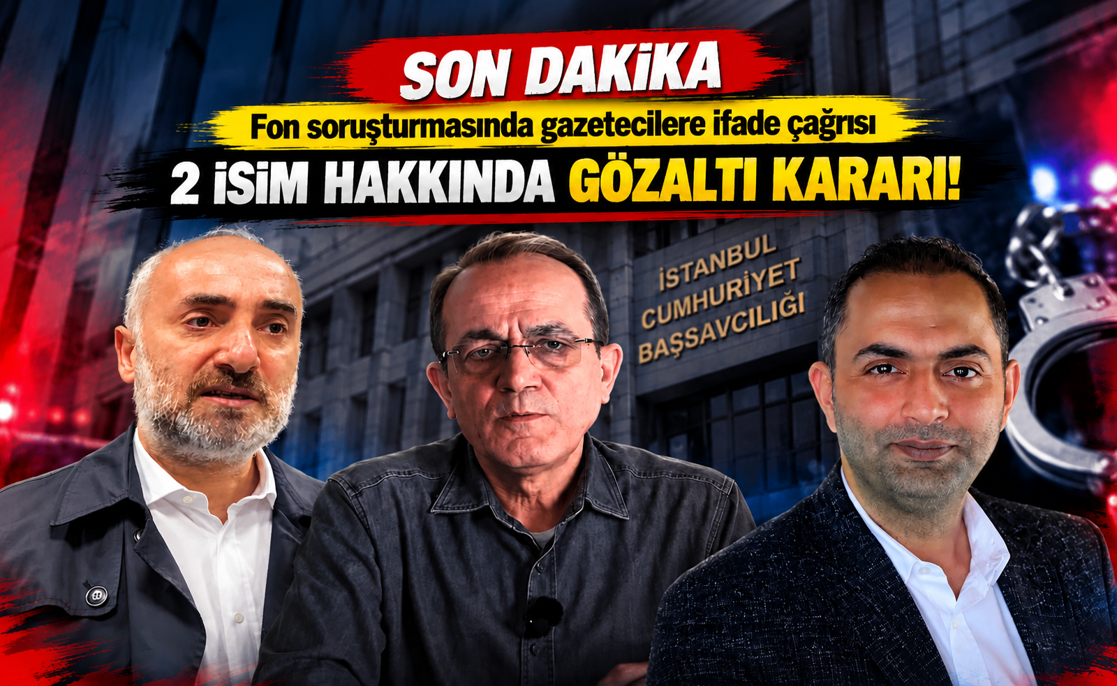 Fon soruşturmasında gazetecilere ifade çağrısı: 2 isim hakkında gözaltı kararı!