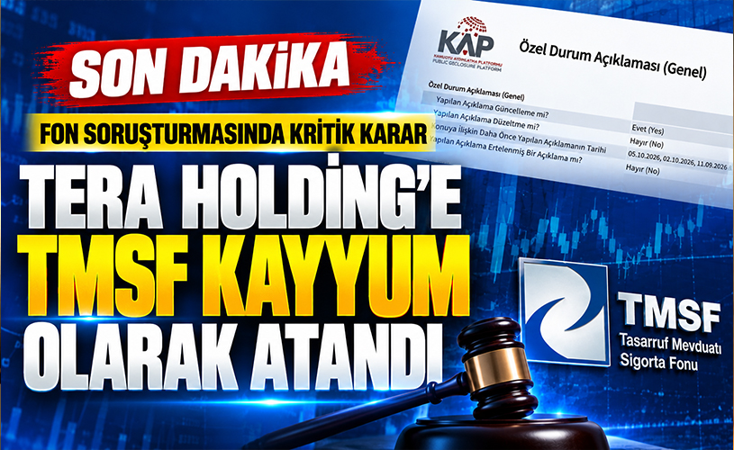 Fon soruşturmasında kritik karar! Tera Holding'e TMSF kayyum olarak atandı