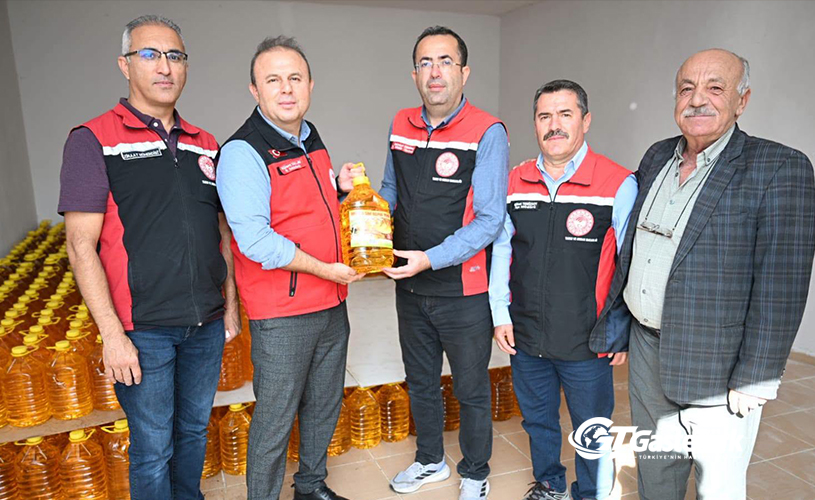 Kayseri İncesu’da bağ bozumu heyecanı! Aspir yağı üretimi de incelendi