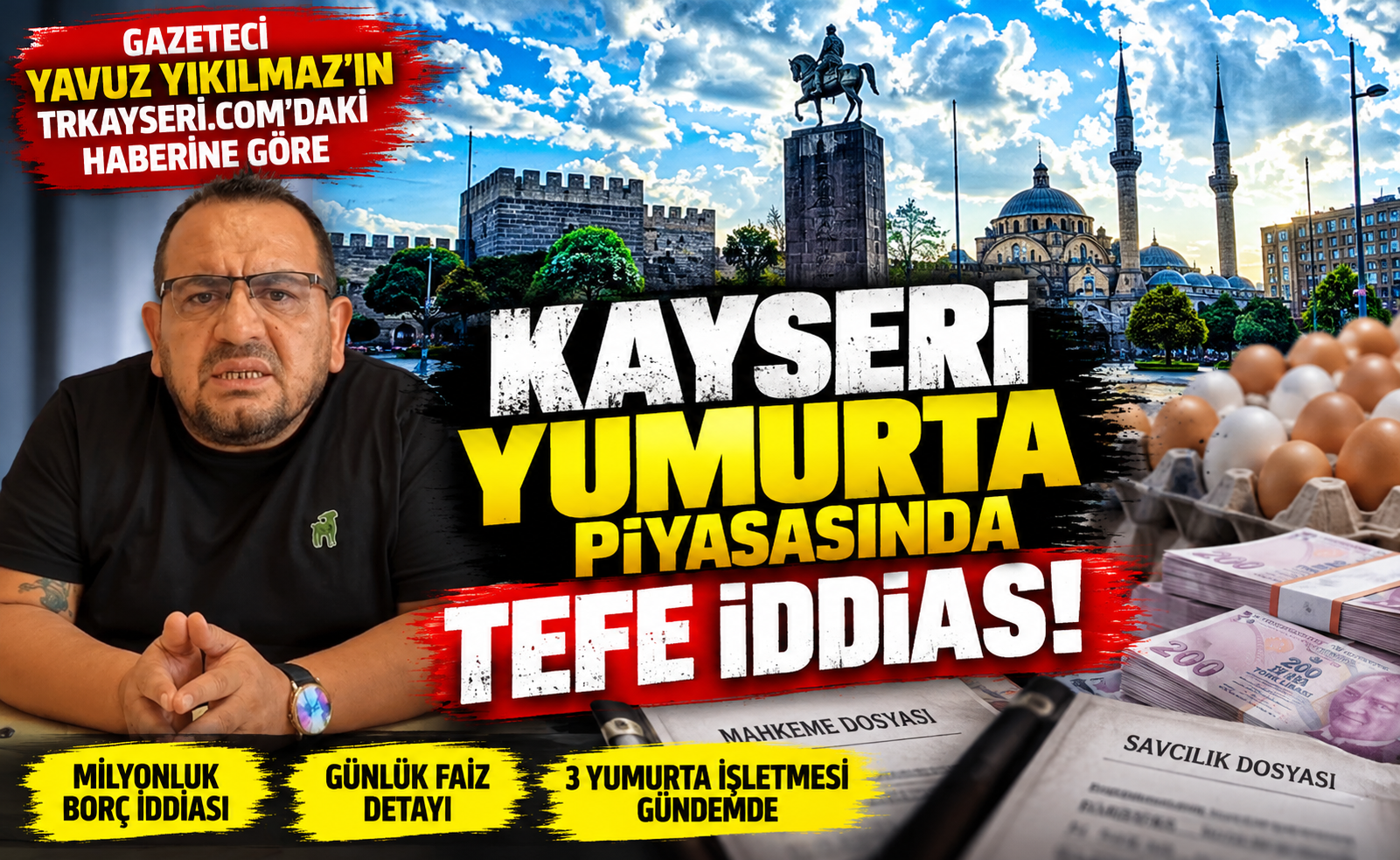 Kayseri Yumurta Piyasasında Tefecilik İddiası!