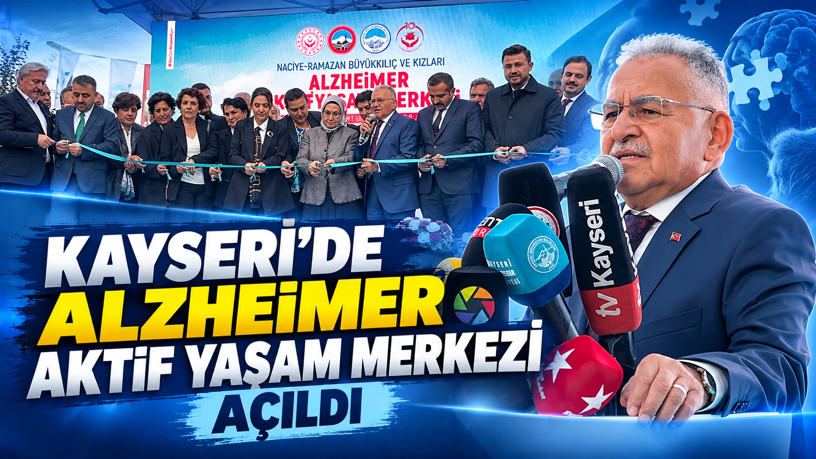 Kayseri’de Alzheimer Aktif Yaşam Merkezi açıldı