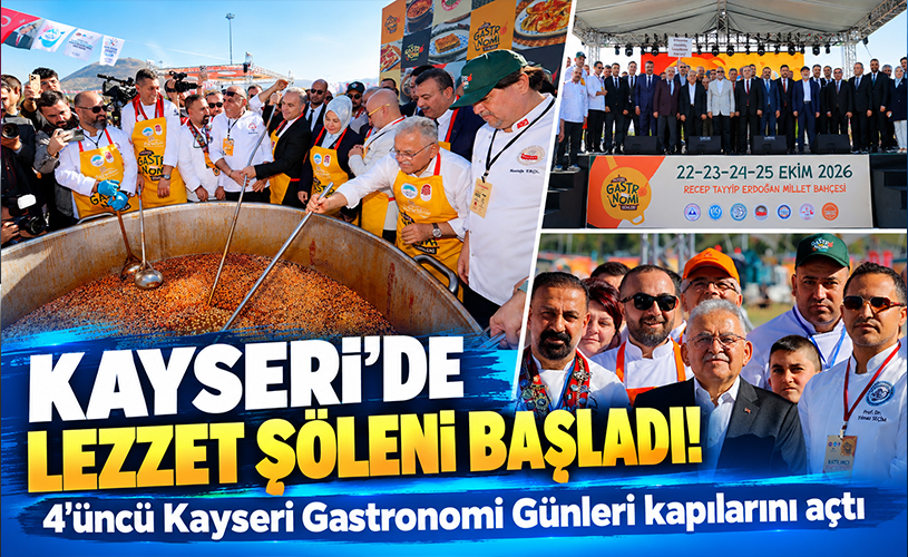 Kayseri’de Lezzet Şöleni Başladı! 6 Bin Yıllık Mutfak Kültürü Sahneye Çıktı