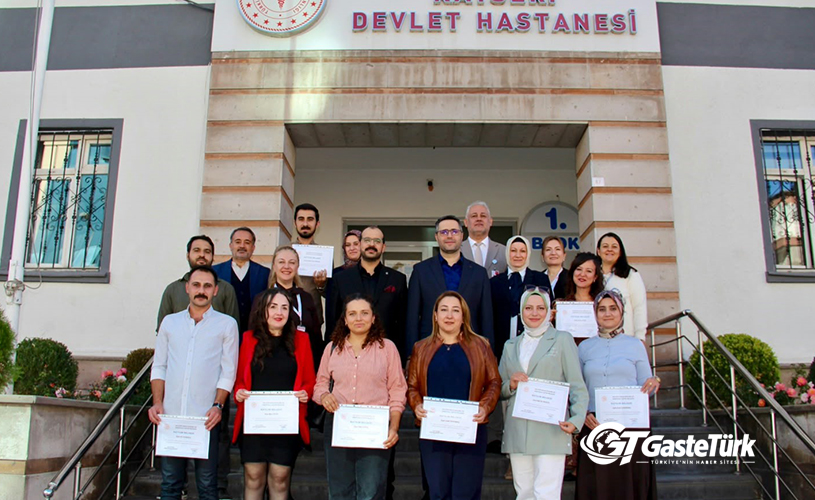 Kayseri’de Palyatif Bakım Hemşireleri Sertifikalarına Kavuştu