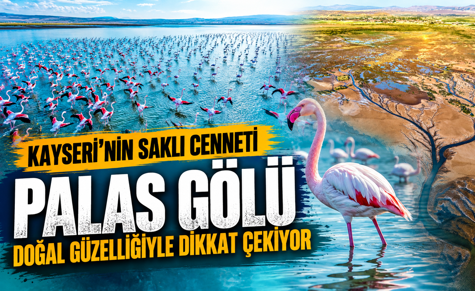 Kayseri’nin Saklı Cenneti Palas Gölü Büyülüyor!