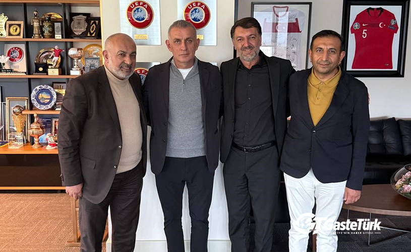 Kayserispor Başkanı Ali Çamlı'dan TFF Başkanı Hacıosmanoğlu'na Ziyaret
