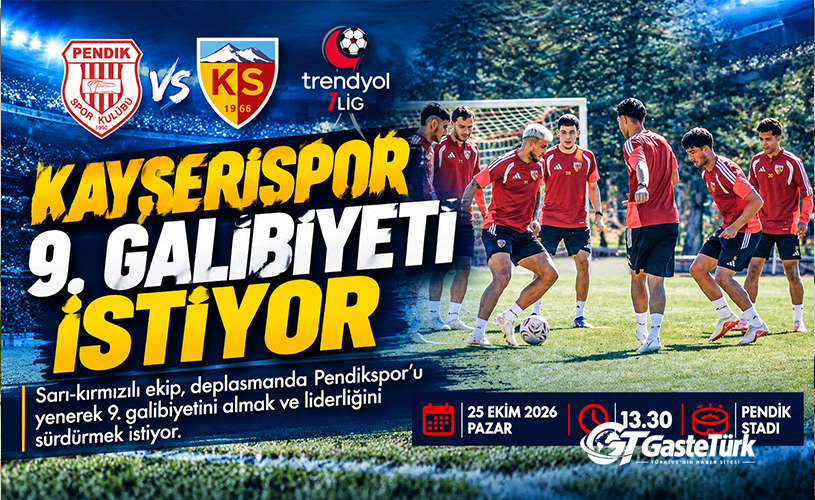 Kayserispor Zirveyi Bırakmıyor! Hedef 9. Galibiyet