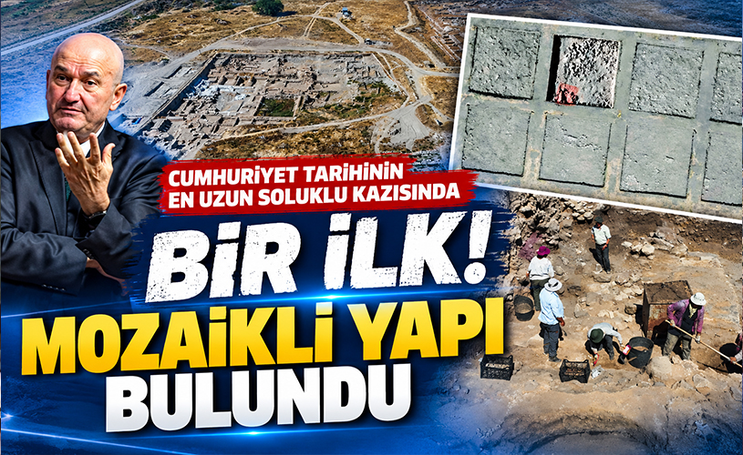 Kültepe’de 78 Yıllık Kazı Tarihinde Bir İlk! Mozaikli Yapı Ortaya Çıkarıldı