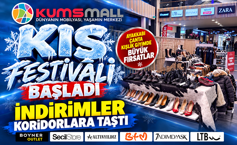 Kumsmall’da İndirim Çılgınlığı! Kış Festivali Koridorlara Taştı
