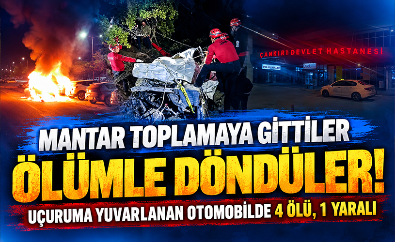 Mantar Toplamaya Gittiler, Ölümle Döndüler! 4 Ölü, 1 Yaralı