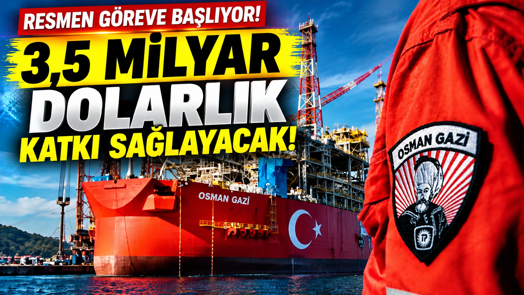 Osman Gazi Karadeniz’e Açılıyor! Türkiye Ekonomisine Yıllık 3,5 Milyar Dolarlık Katkı