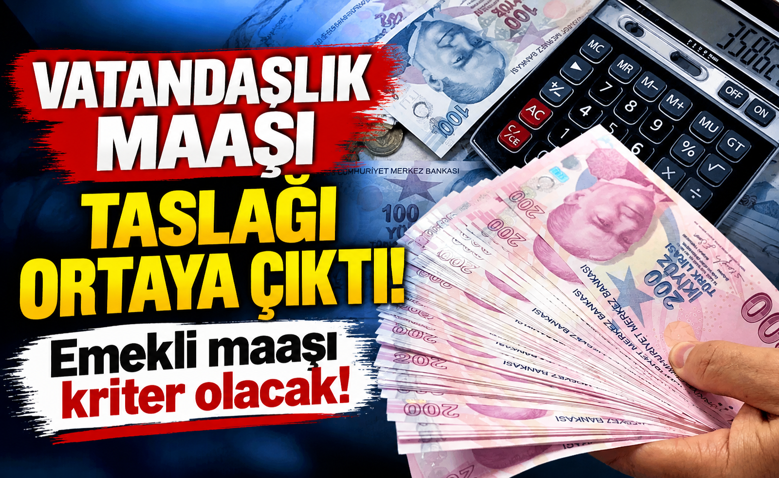 Vatandaşlık Maaşında Yeni Dönem! Emekli Maaşı Kriter Olacak